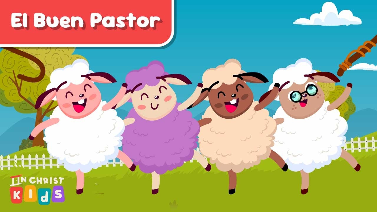El Buen Pastor 🐑 Canciones infantiles😄 In Christ Kids (Video Oficial)