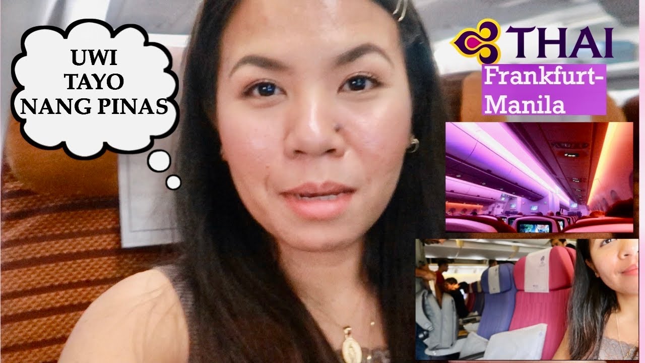 FLY WITH ME TO MY HOMELAND THE PHILIPPINES 🇵🇭 | FLYING WITH THAI AIRWAYS | Miss Carocel