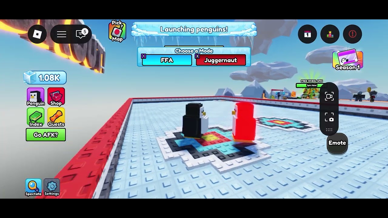 je joue a roblox knockout 