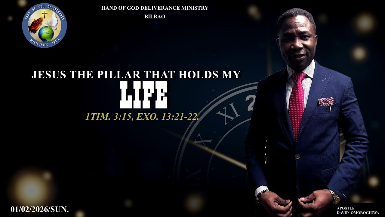 JESUS THE PILLAR THAT HOLDS MY LIFE. ------ SUNDAY SERVICE. 01/02/2026/SUN .