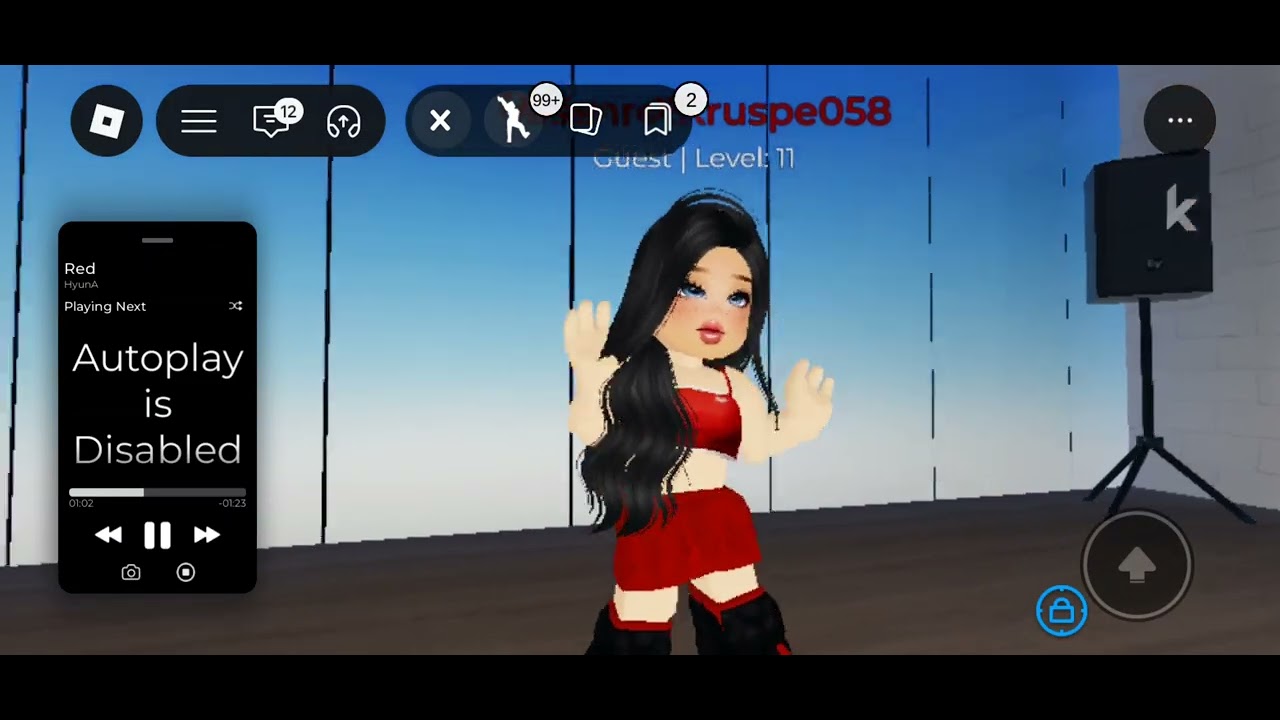 Koya dance studio roblox dance cover - Hyuna  Red 