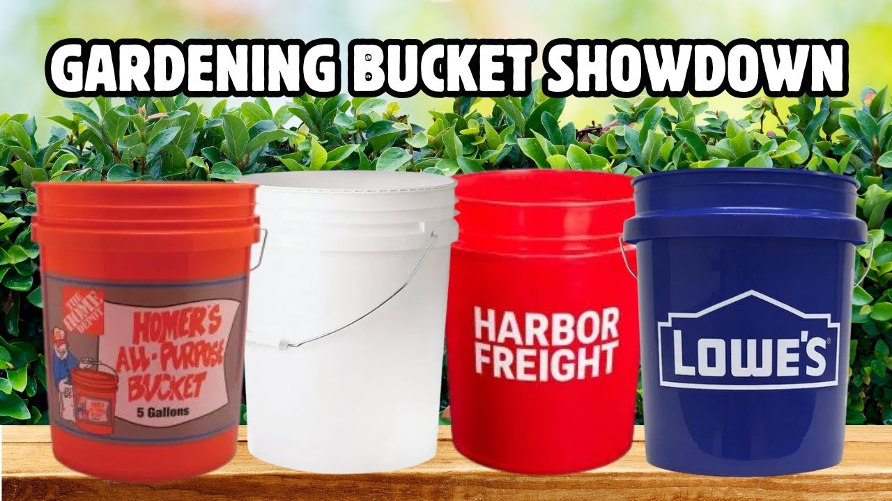 Which 5-Gallon Bucket is the Best? Walmart - Home Depot - Lowe&rsquo;s - Harbor Freight!
