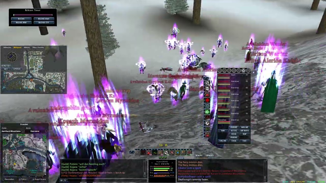 DAoC Bainshee Squad with BeernPizza crushing the alb zerg