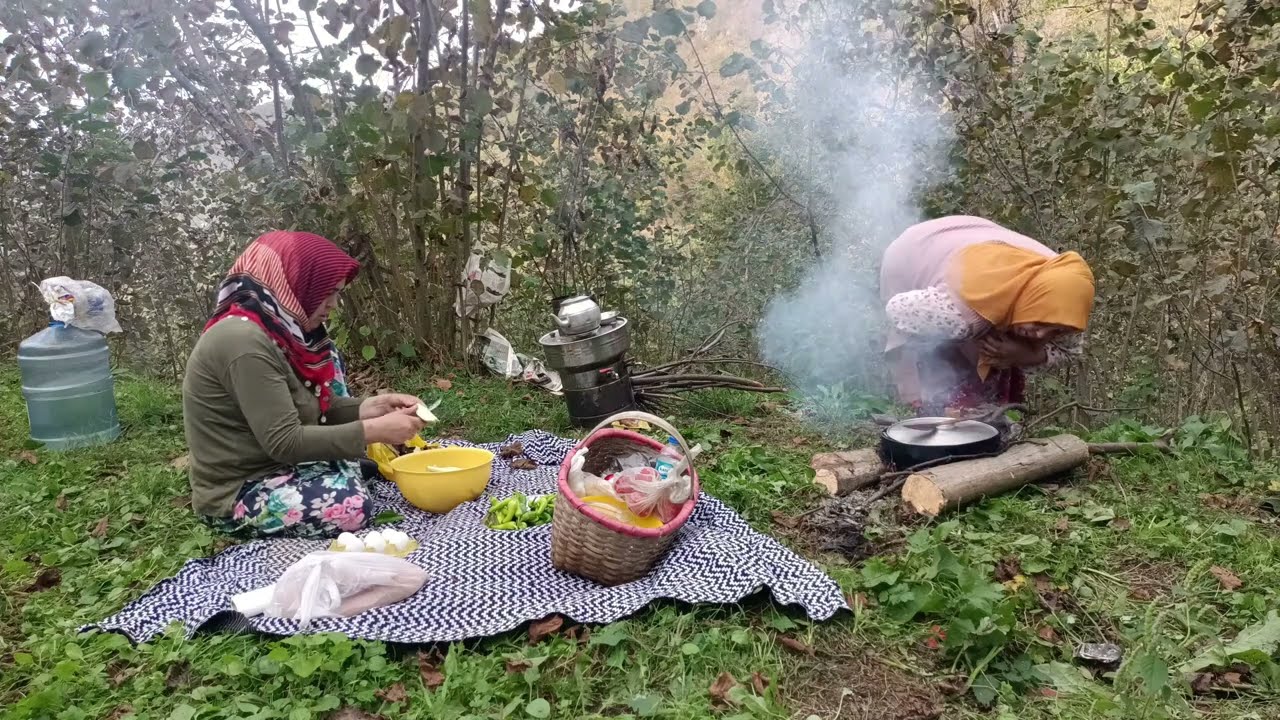 ÖĞLE YEMEĞİNDE TEREYAĞINDA BİR KOLİ YUMURTA SUNAYIMIN KIŞLIK ODUNU HAZIR OLDU 🥰