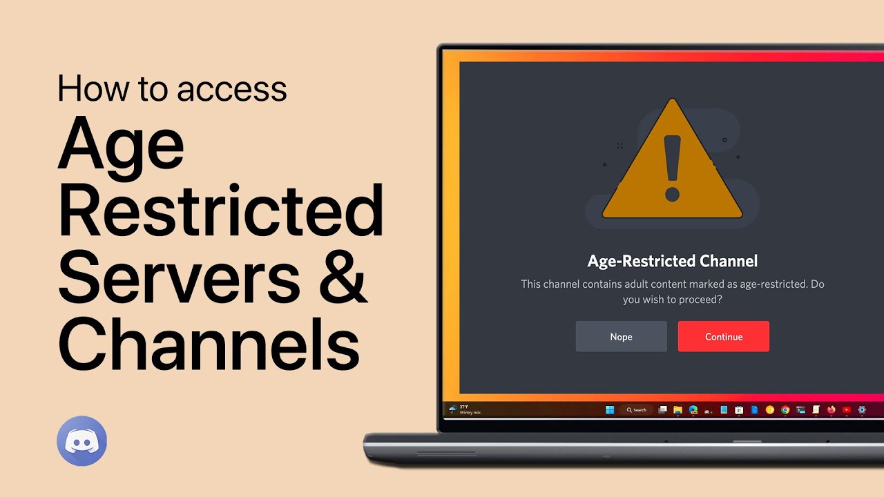 How to Access Age Restricted Discord Servers (PC & Mobile)
