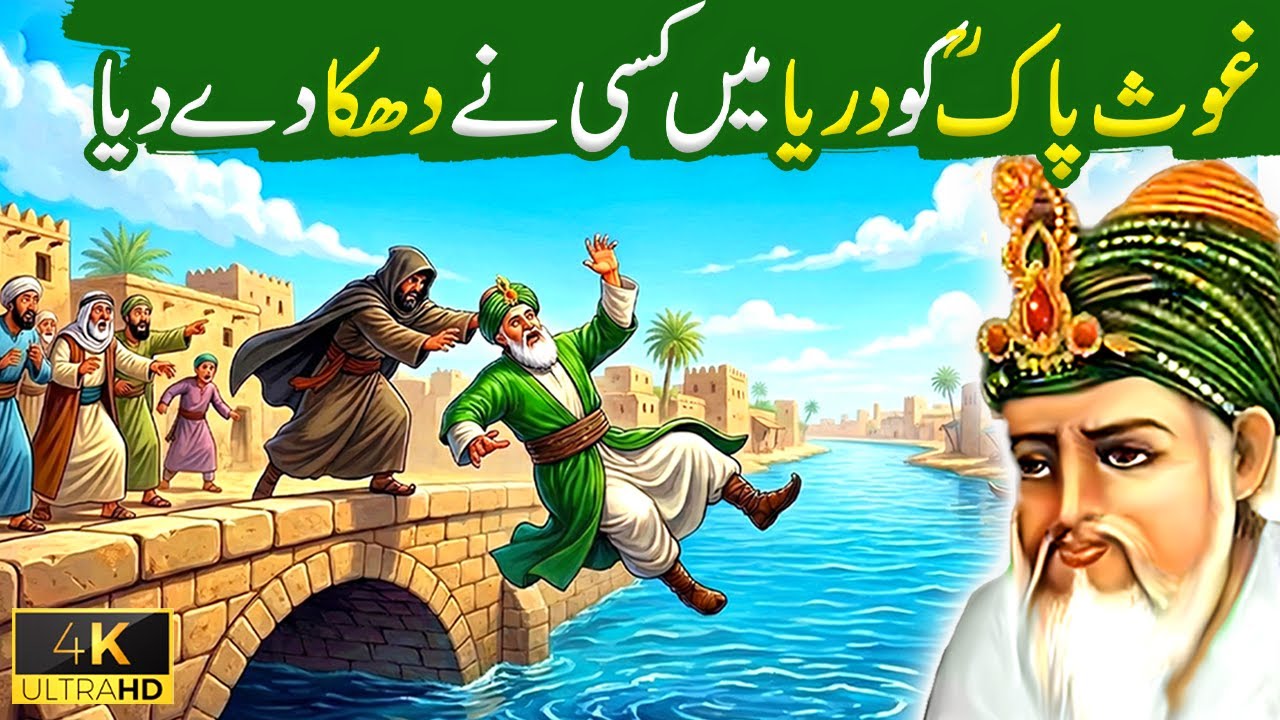 GHOUS PAK  (RA) KO DARYA MAIN DHAKA DE DIYA |Ghous Pak ka Waqia |Shiekh Abdul Qadir Jillani ka waqia