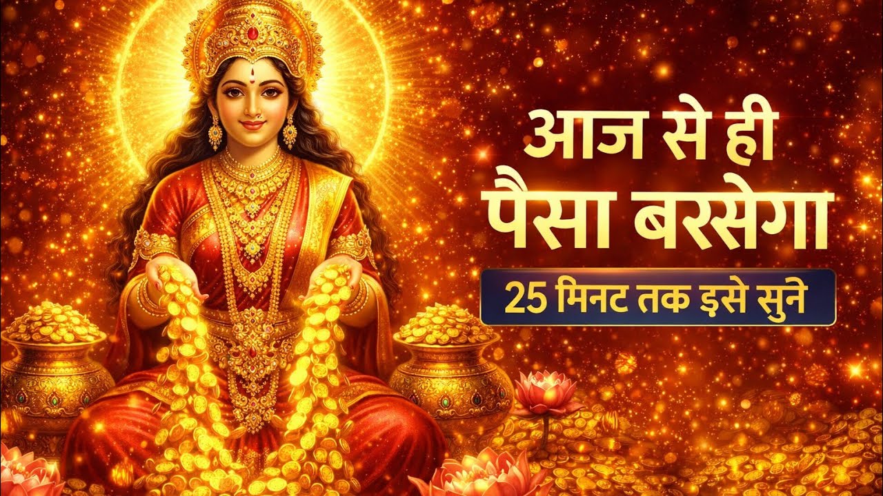 आज से ही पैसा आना शुरू होगा | 25 Min महालक्ष्मी अमृतधारा |शुक्रवार Special लक्ष्मी भजन 2025|#bhajan 