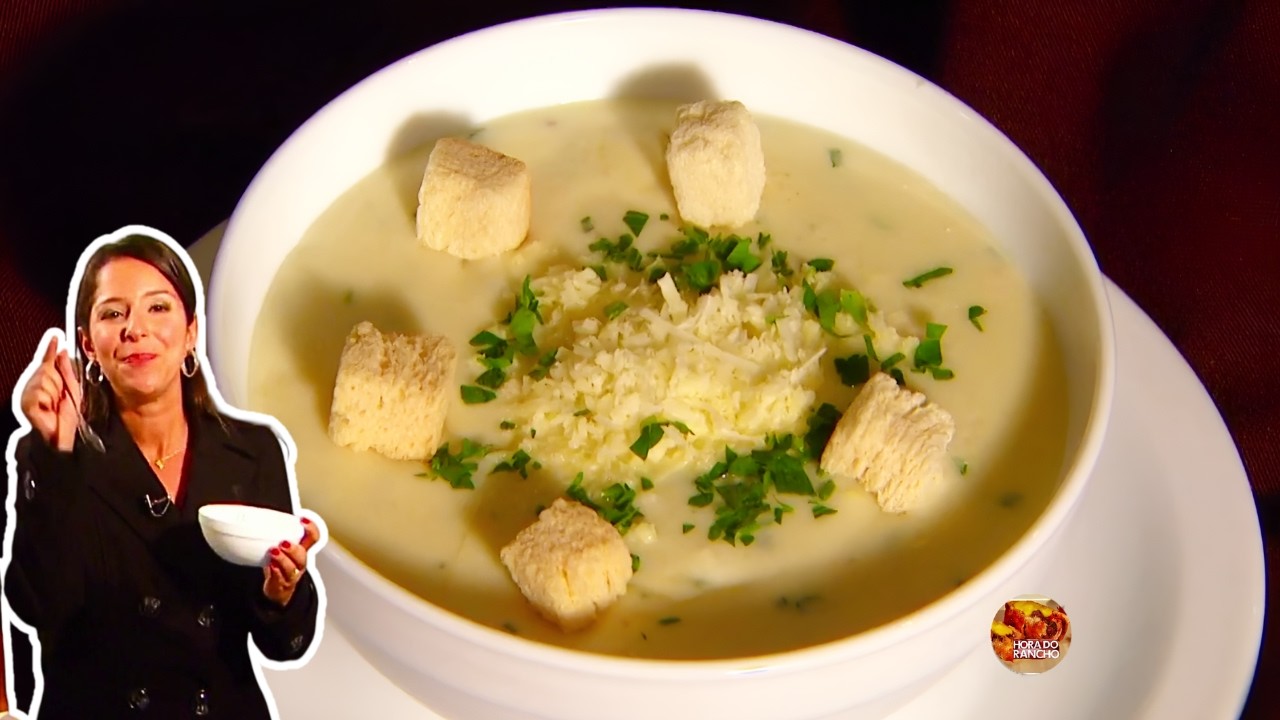 CREME DE PINHÃO COM AQUELE TOQUE ESPECIAL DE CREAM CHEESE #horadoranchoreceitas