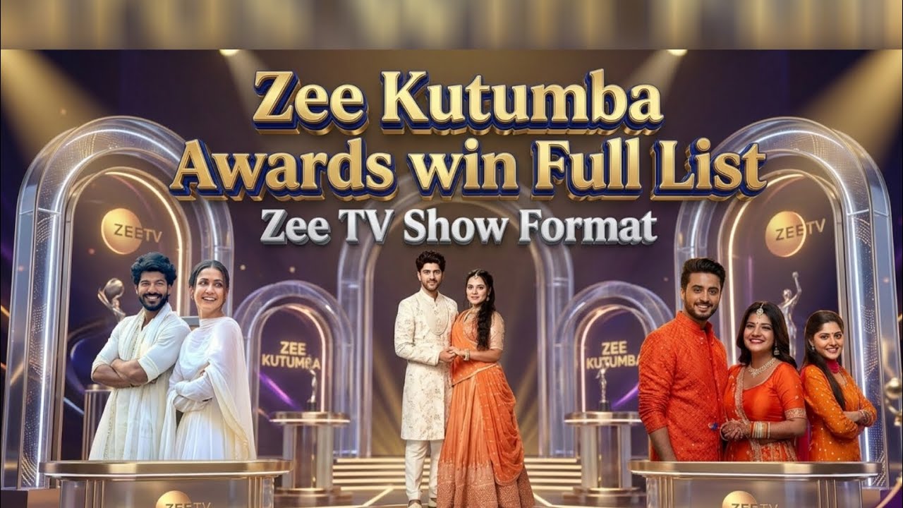 Best Jodi & Show Winners Revealed | Zee Kutumba Awards 2026 - Tum Se Tum Tak & Vasudha