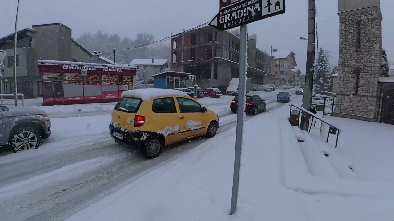 Gradacac 04.01.2026   ulice katastrofa