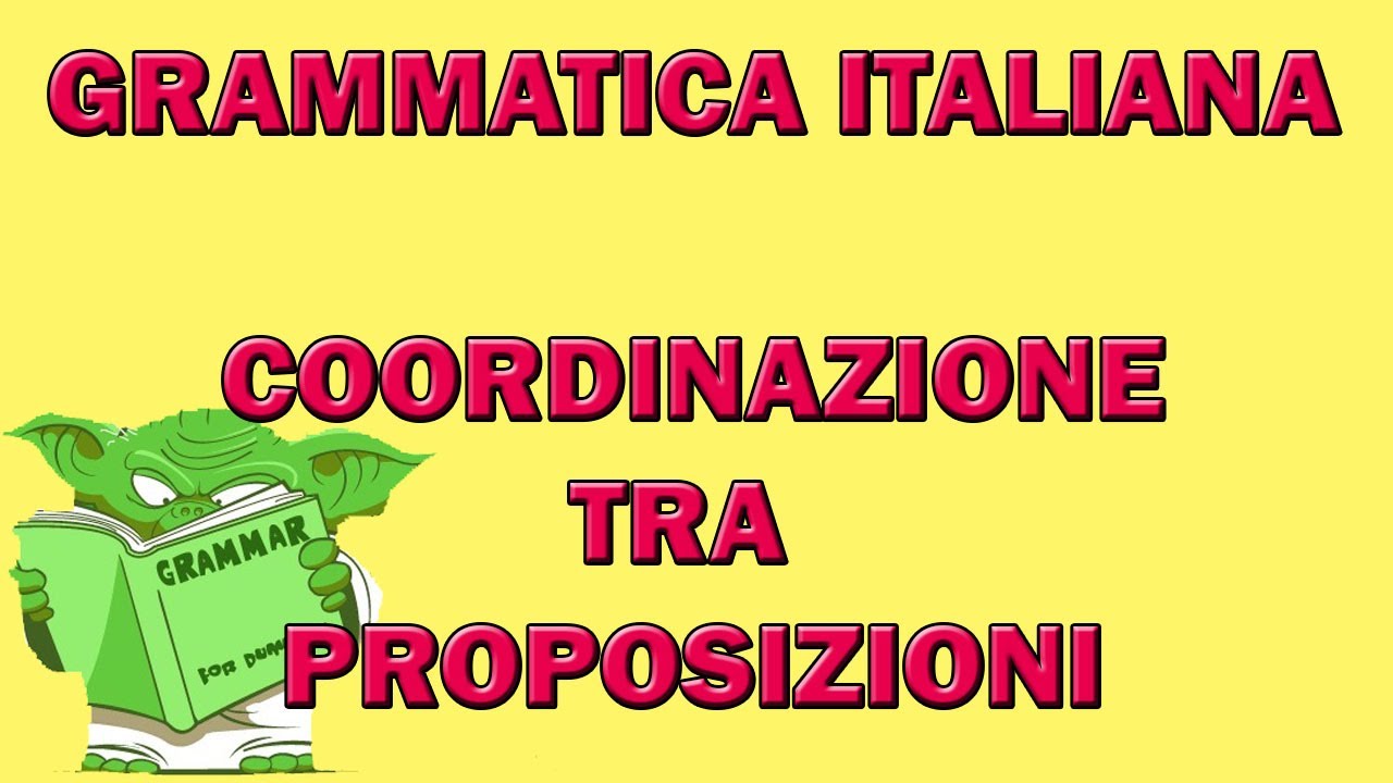 Coordinazione tra proposizioni