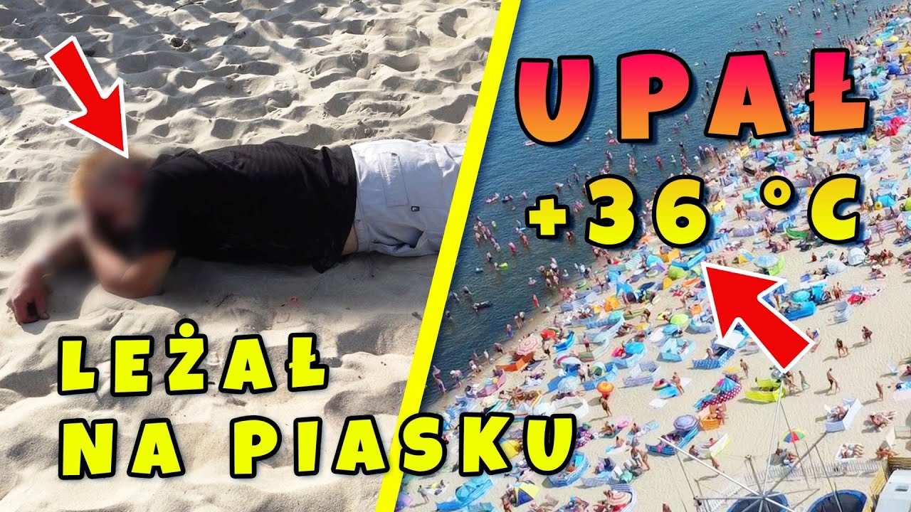 Myślałem, że nie żyje. Upały, tysiące plażowiczów i dużo kasy po nich. Wakacje w Stegnie #2023