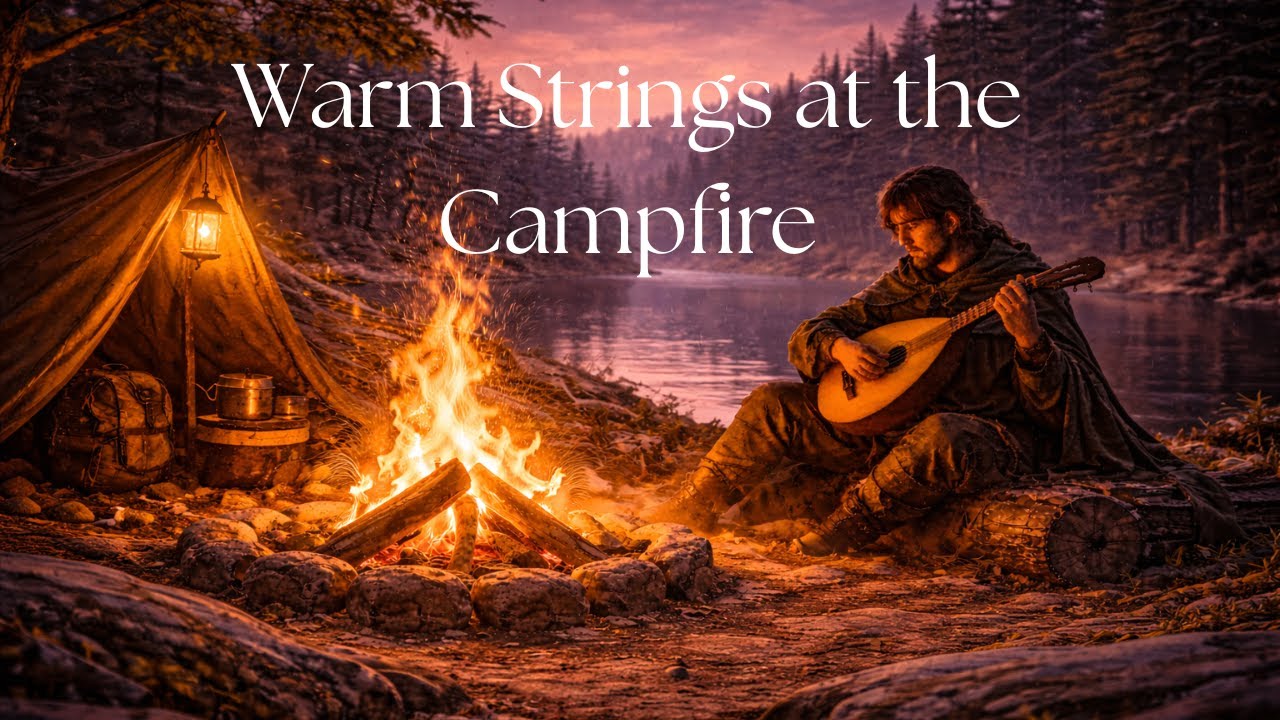 Rest Near the Campfire ⚔️ Immersive Medieval & Folk Music | The Wandering Bard