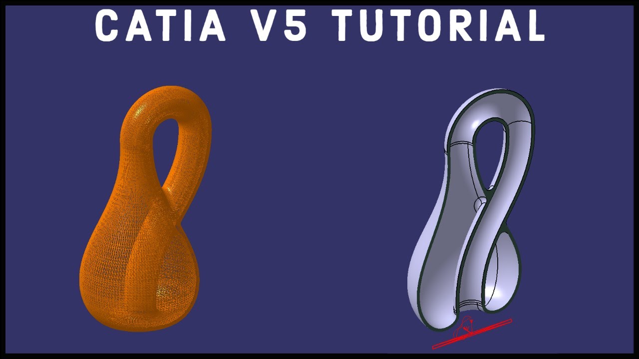 CATIA V5 Tutorial #43 | Klein Bottle | Advanced