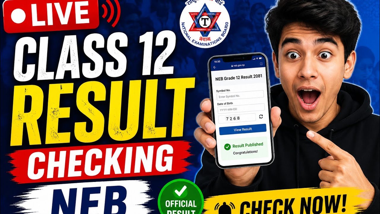 🔴 LIVE | NEB Class 12 Result 2083/2026 | Grade 12 Results Checking | How to Check NEB Result Online