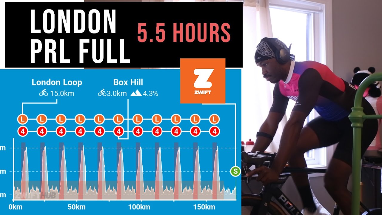Это просто БЕЗУМИЕ! - Полный маршрут Zwift London PRL