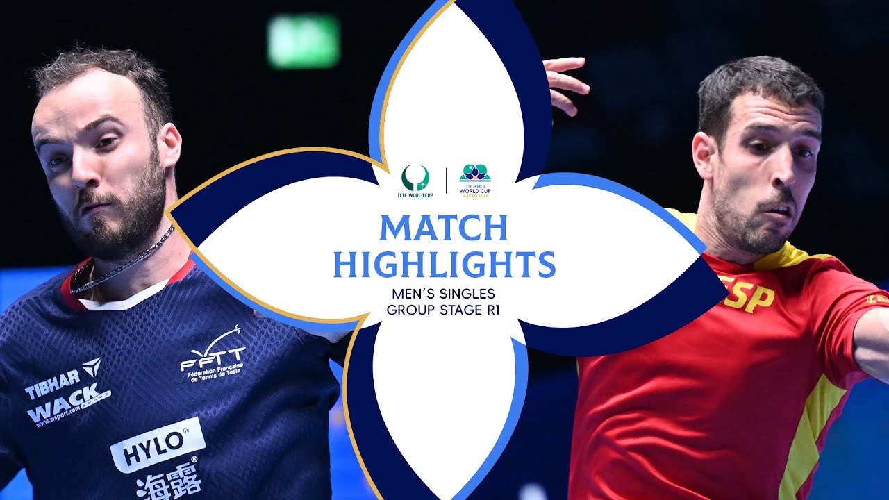 Simon Gauzy vs Alvaro Robles | Match Highlights | #ITTFWORLDCUP 2025