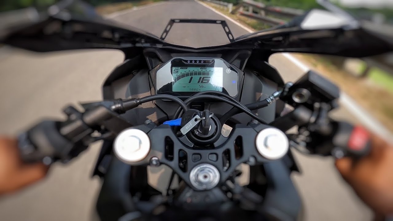 Yamaha R15v4 Ride Review 🔥😍 | Top Speed Test | 126 😳 | Ride Impressions! Yamaha r15m !!