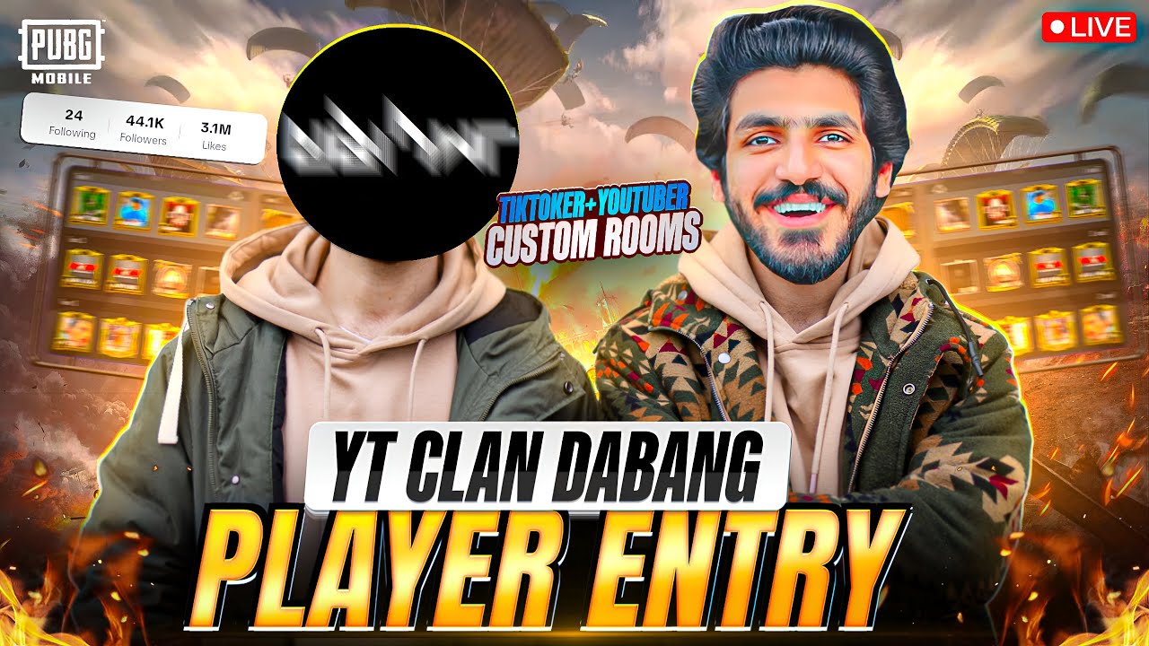 AJJ 2 GUEST HEIN FAITH ZUZU + YT CLAN DABANG PLAYER NEW KI ENTRY SATH TIKTOKER+YOUTUBER CUSTOM ROOMS