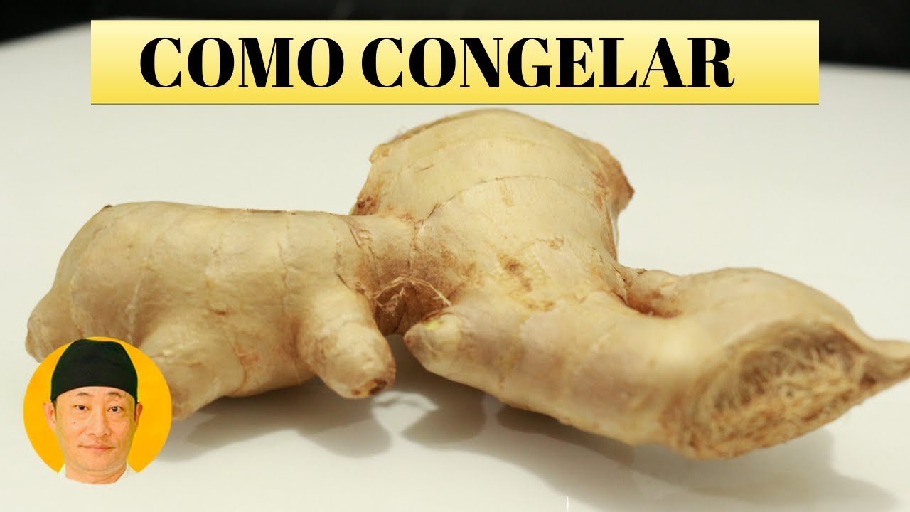 Como congelar o gengibre sem perder suas propriedades