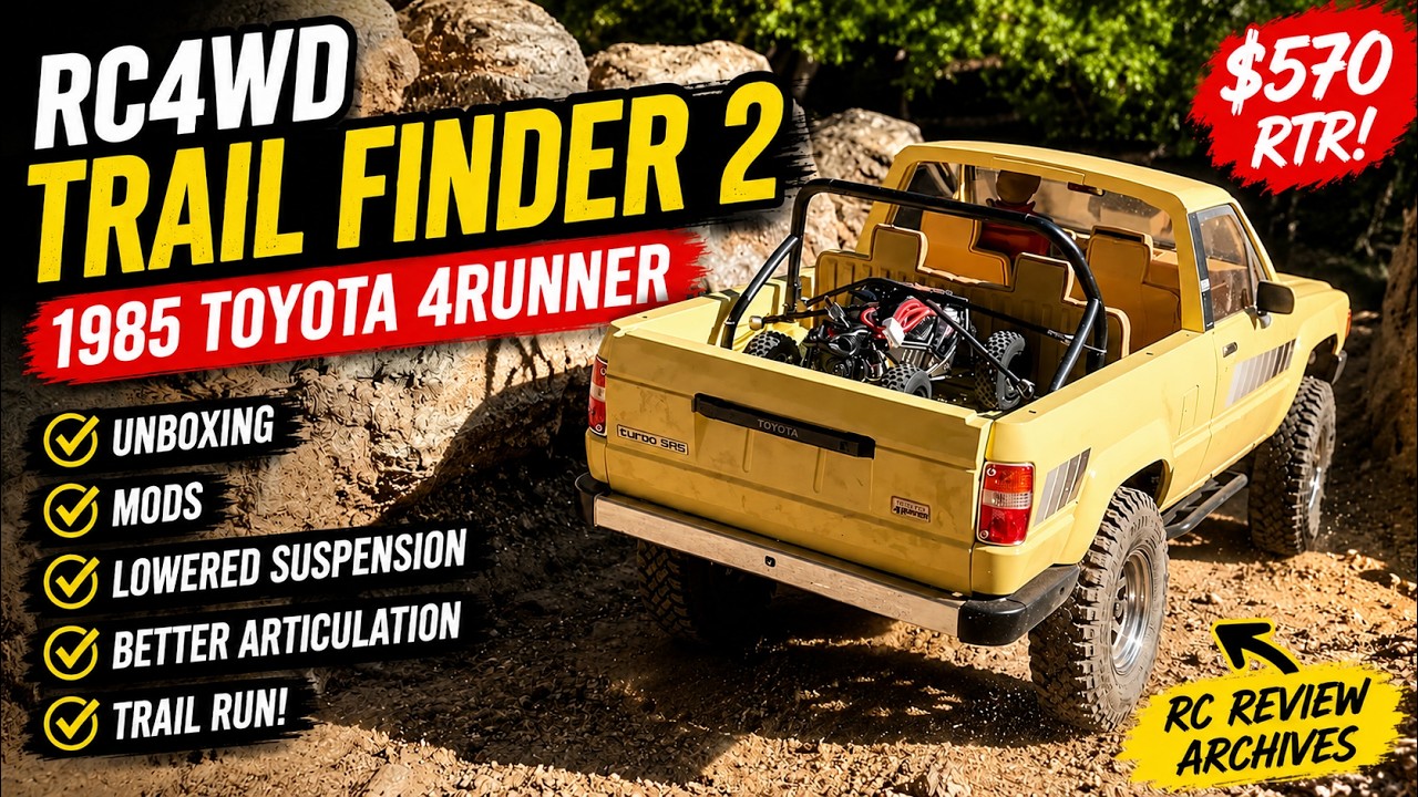 RC4WD Trail Finder 2 4Runner ОБЗОР + Моды! Идеальная масштабная Toyota? &mdash; теперь быстросъемный кузов
