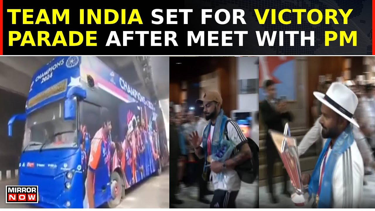 Victorious Team India Back Home | Set For Victory Parade In Mumbai After Meet With PM Modi | News
