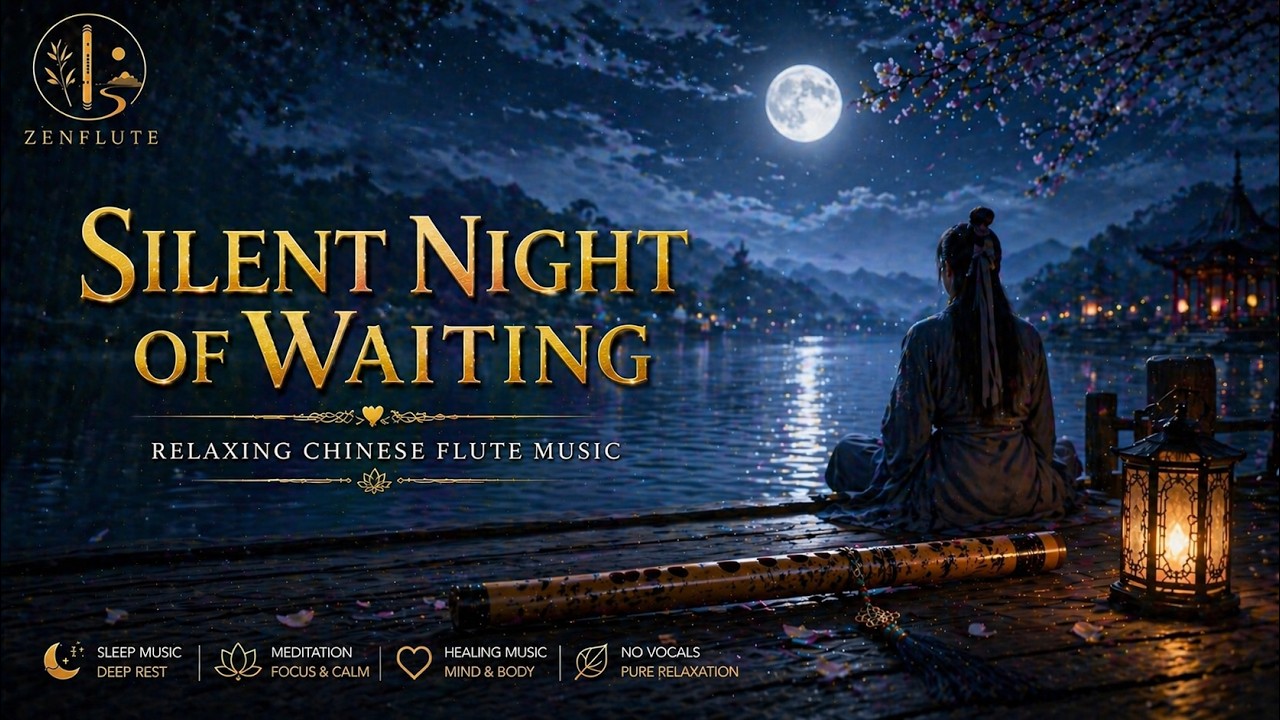 คืนเงียบที่ใจยังรอ | Silent Night of Waiting – Emotional Chinese Flute