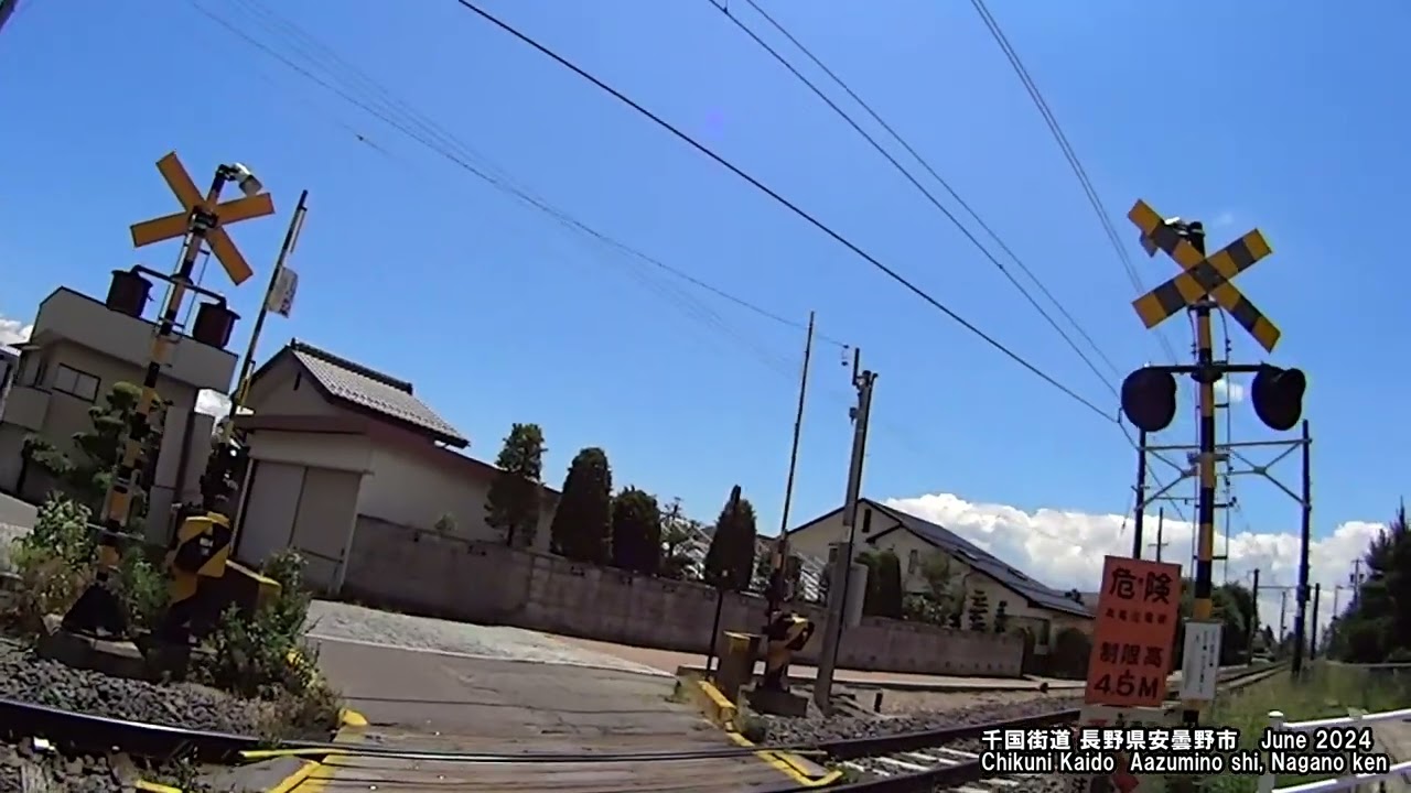 千国街道 塩の道歩き旅30「安曇野市穂高→安曇野市柏矢」Chikuni Kaido・Shio no michi Travel on foot30 Hotaka,Azuminoshi → Hakuya