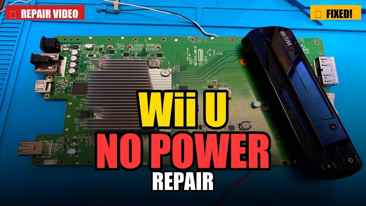 Ремонт Wii U WUP-101(02) при отсутствии питания