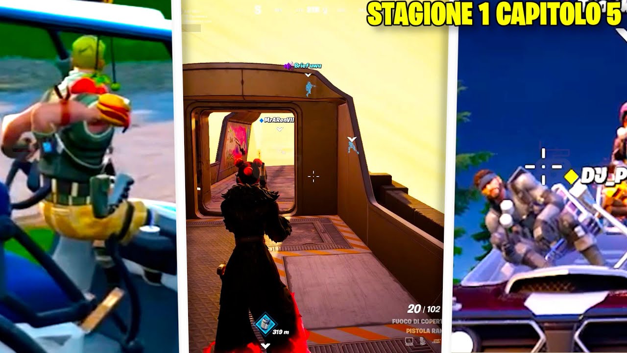 TUTTE LE CLIP FINALI DELLA STAGIONE 1 CAPITOLO 5 | Fortnite