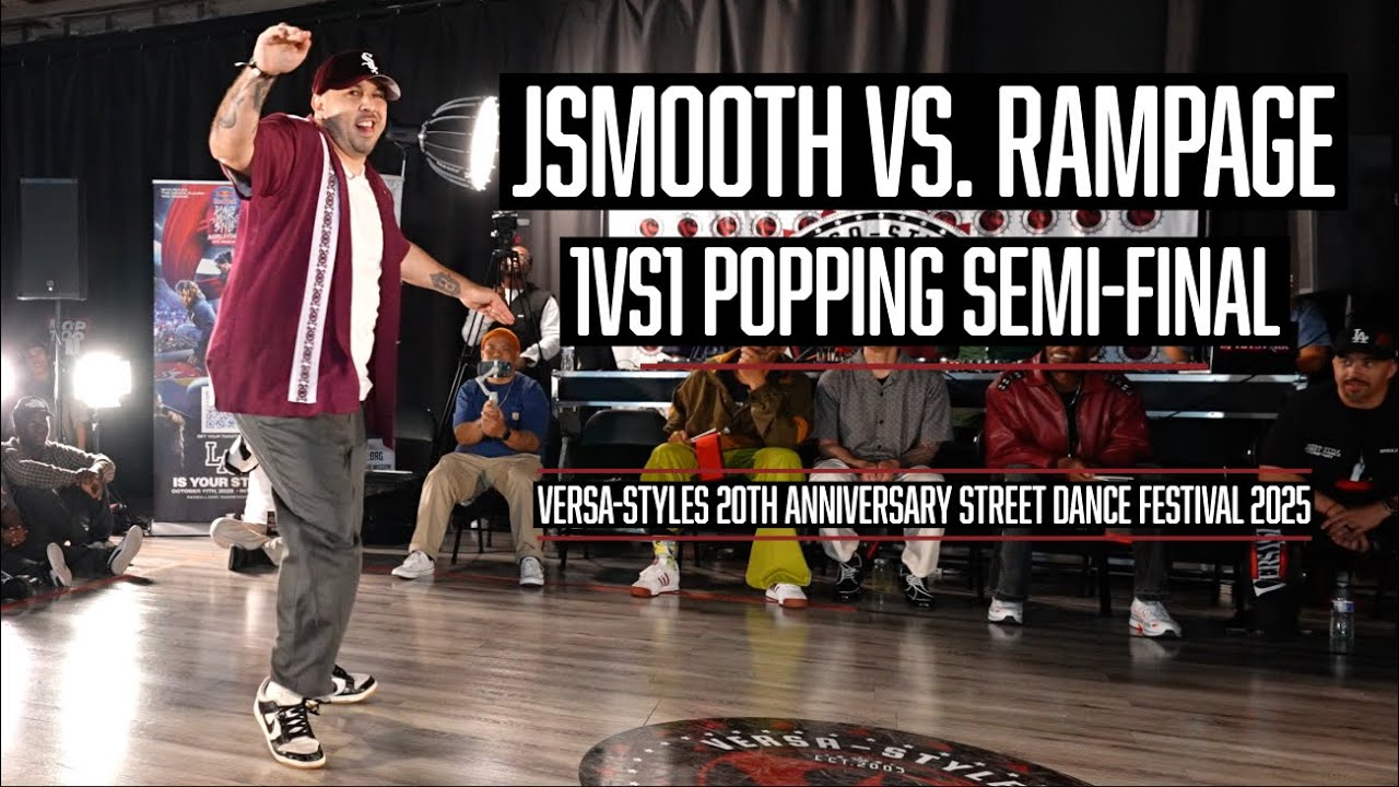 J-Smooth vs. Rampage • 1vs1 Popping Semi-Final