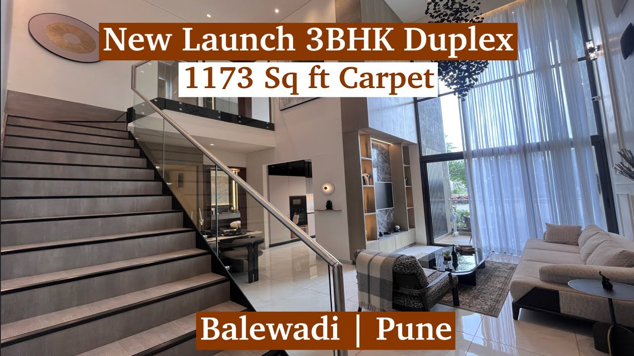 New Launch 3BHK Duplex | 1173 sq.ft Carpet | Luxury Flats for Sale in Balewadi, Pune