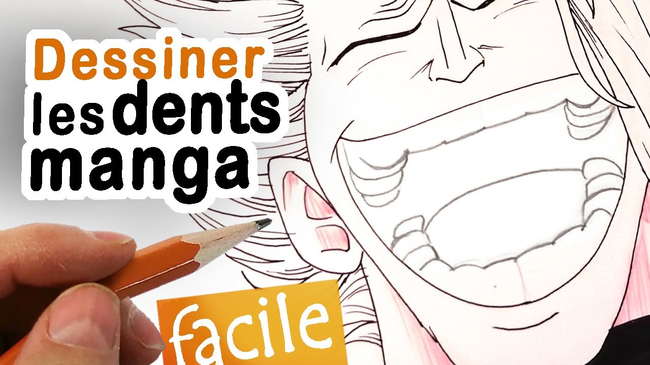 Comment DESSINER les DENTS sur un visage MANGA