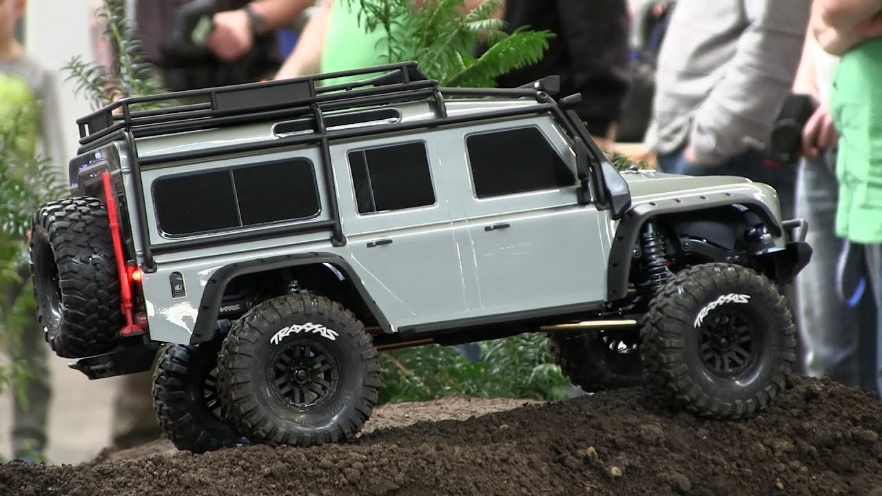 Traxxas TRX 4 Land Rover Defender 4WD Rock Crawler 1:10 Scale RC Modellbaumesse Erfurt 2018