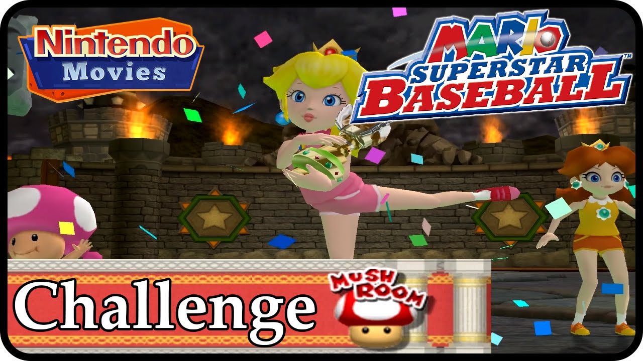 Mario Superstar Baseball - Challenge (Mushroom) Complete
