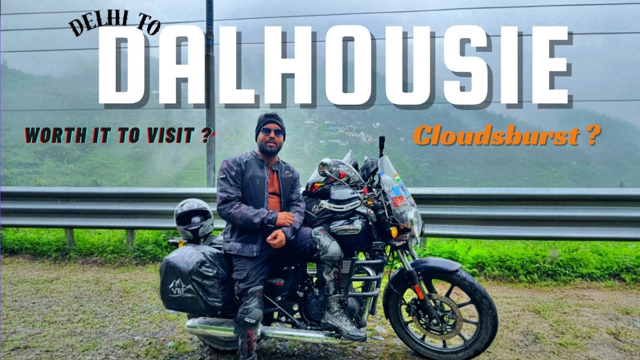 Delhi to Dalhousie || Himachal Pradesh || Cloudburst ?|| Chandratal Ride Cancel | Vlog 4 || Mkgearup