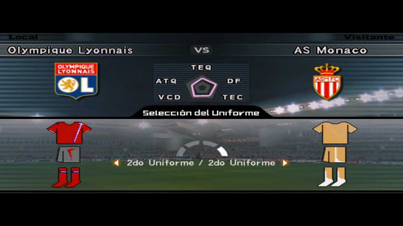 PES 6 - Lyon vs Monaco (Melhores Momentos) / PS2