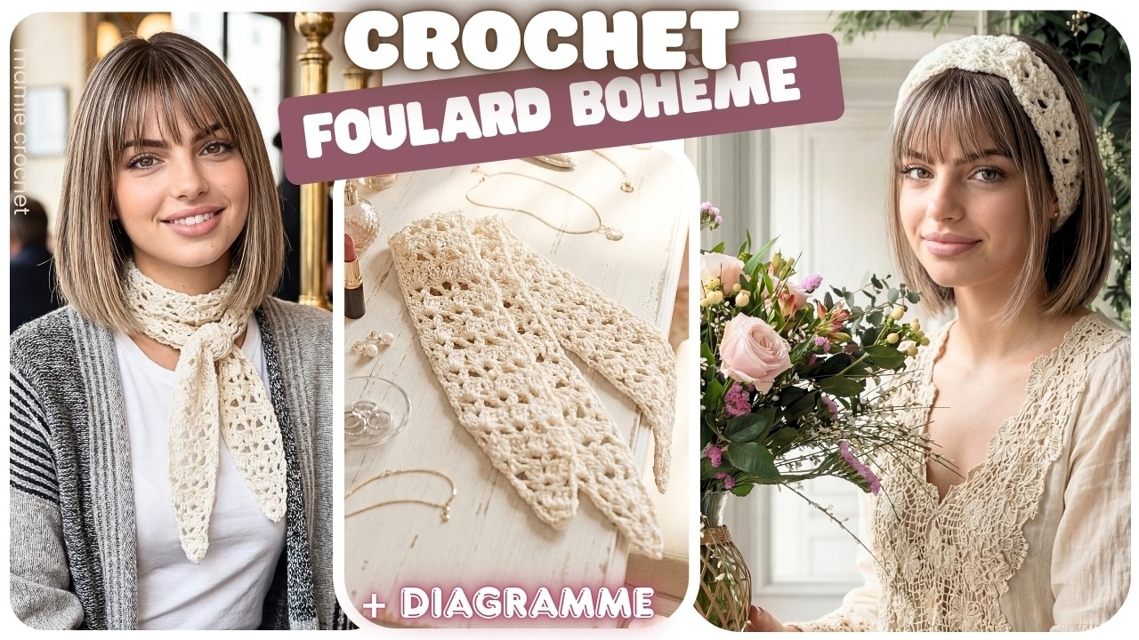 🎀🌸 CROCHET RAFFINÉ, UN STYLE FEMININ ET CHIC À COUPER LE SOUFFLE ✨ TUTO INDIRA @MamieCrochet