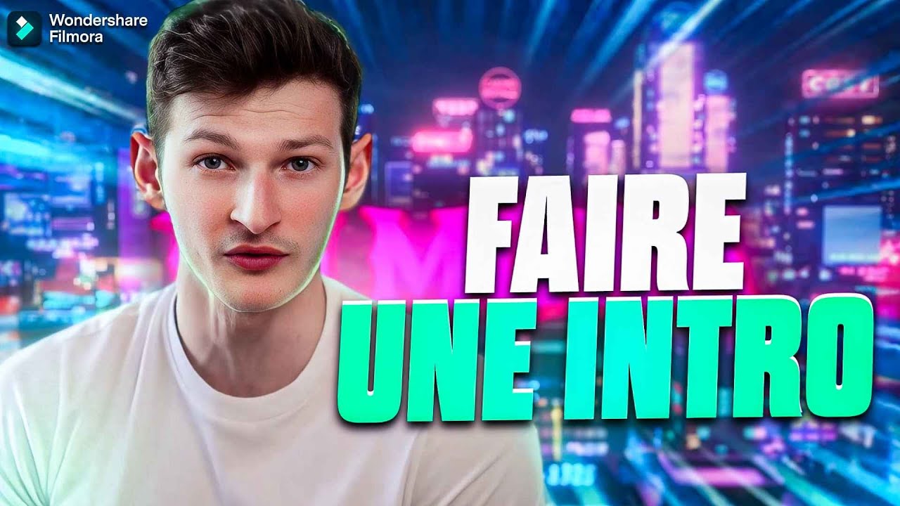 Comment Cr&eacute;ez une INTRO YOUTUBE Gratuite | TUTO Filmora