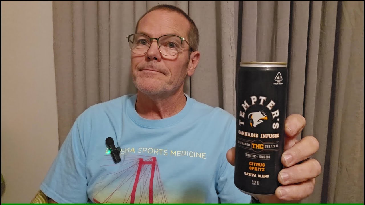 This 10 mg THC seltzer did not knock me out. Tempter's citrus spritz seltzer