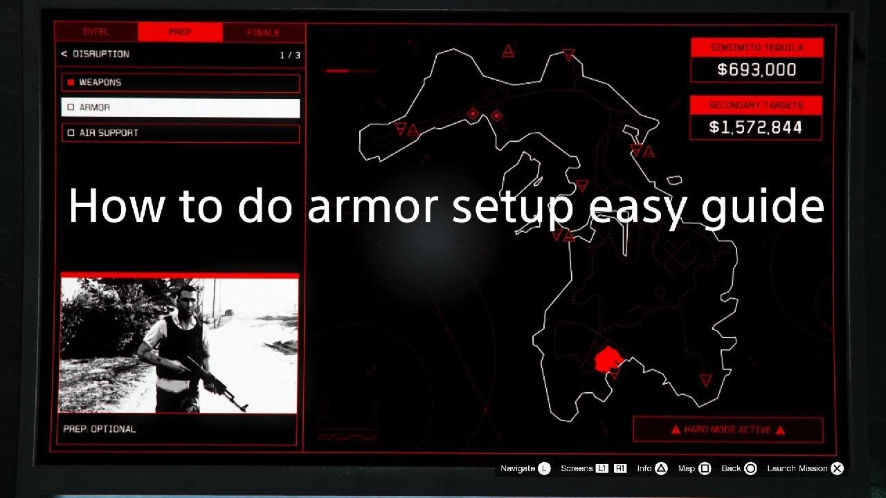 GTA Online Cayo Perico Heist / how to do armor setup easy guide