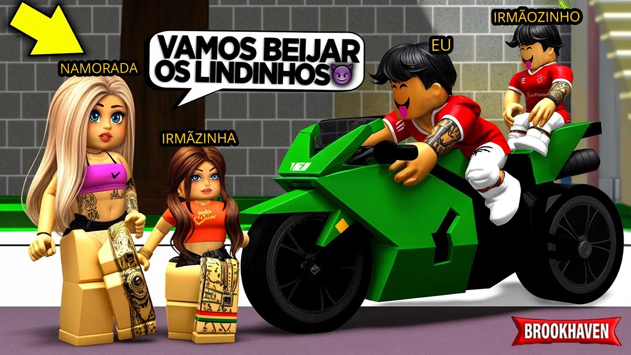 EU e MEU IRMÃOZINHO ficamos MUSCULOSOS e as MENINAS ficaram APAIXONADAS... BROOKHAVEN Roblox