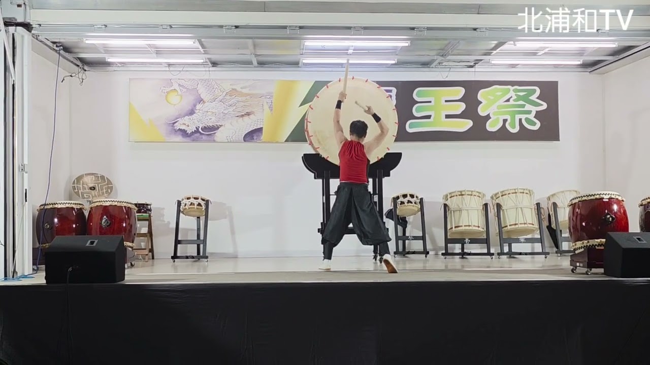 鬼怒川温泉龍王まつり　『壱太郎』　地元和太鼓ライブ