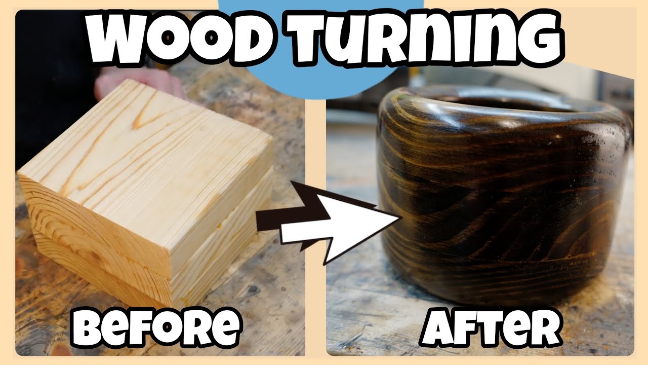 Wood Turning Pine Bowl