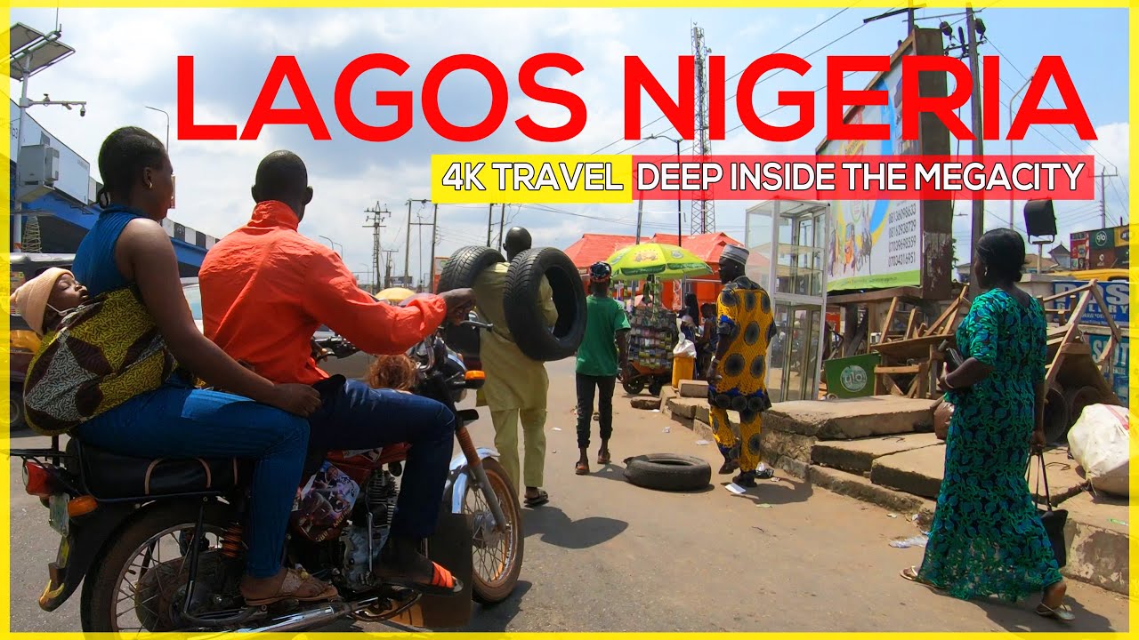 Dive in the HEART of the MOST POPULOUS CITY of Africa LAGOS - from outskirts to economic Center [4K]