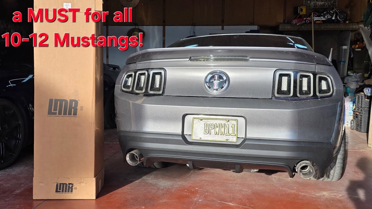 Улучшенная накладка на задний бампер для Mustang GT500/Boss 302 2010-2012 годов выпуска.