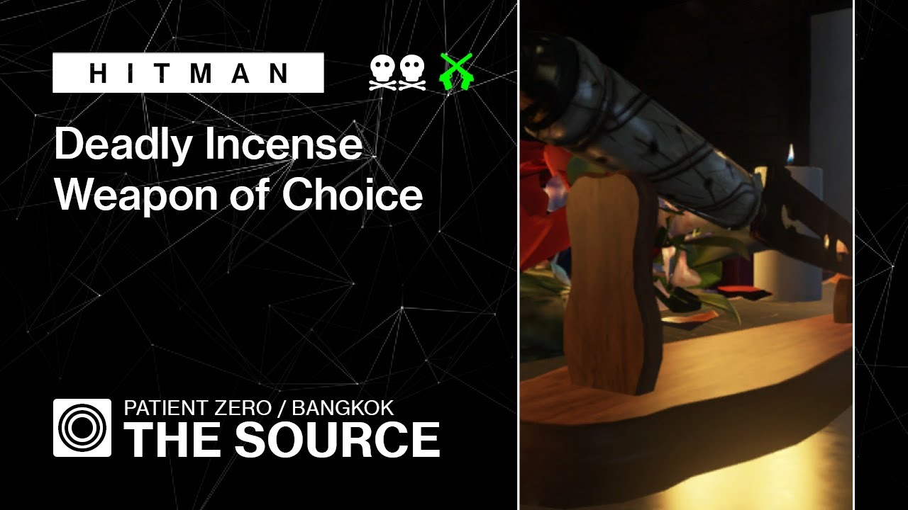 HITMAN WoA | Patient Zero | The Source – Смертоносные благовония, оружие выбора