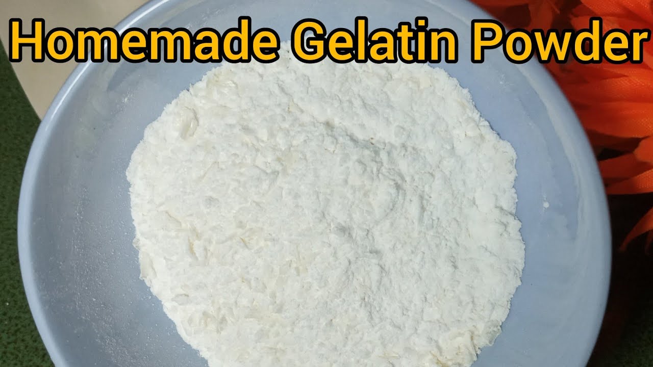 How to make gelatin at home || Homemade gelatin powder