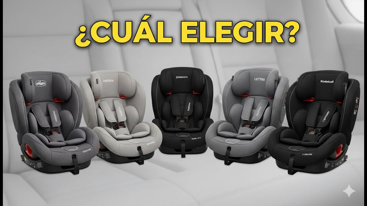 👶 Las 5 MEJORES sillas de coche para beb&eacute;s