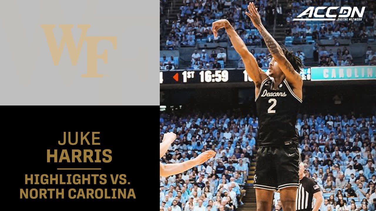 Wake Forest Juke Harris Highlights vs. North Carolina